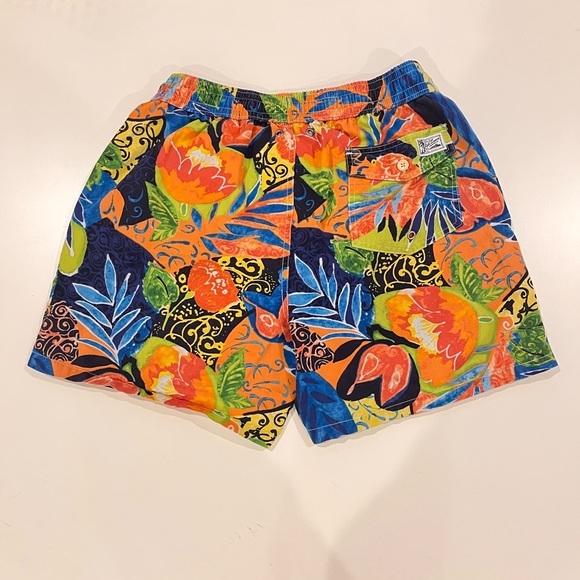 Ralph Lauren Tropical Print Swim Trunks - Picture 2 of 5